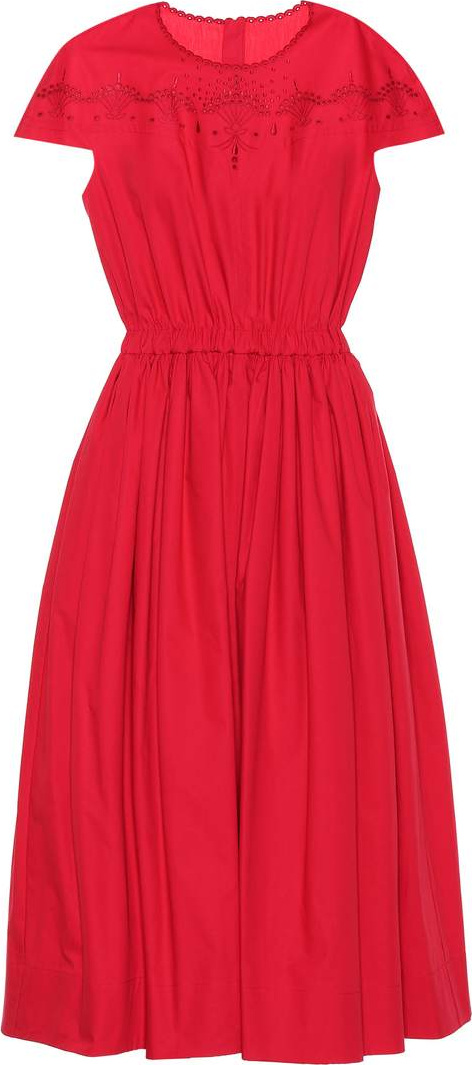 Fendi Cotton taffeta dress
