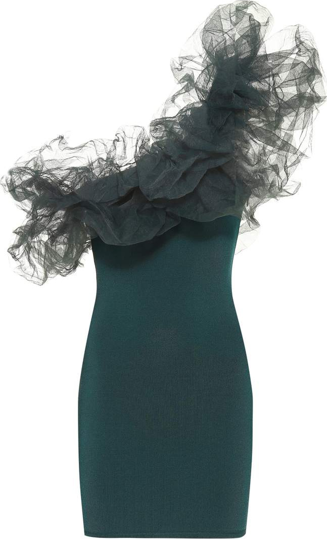 Alexandre Vauthier One-shoulder jersey minidress