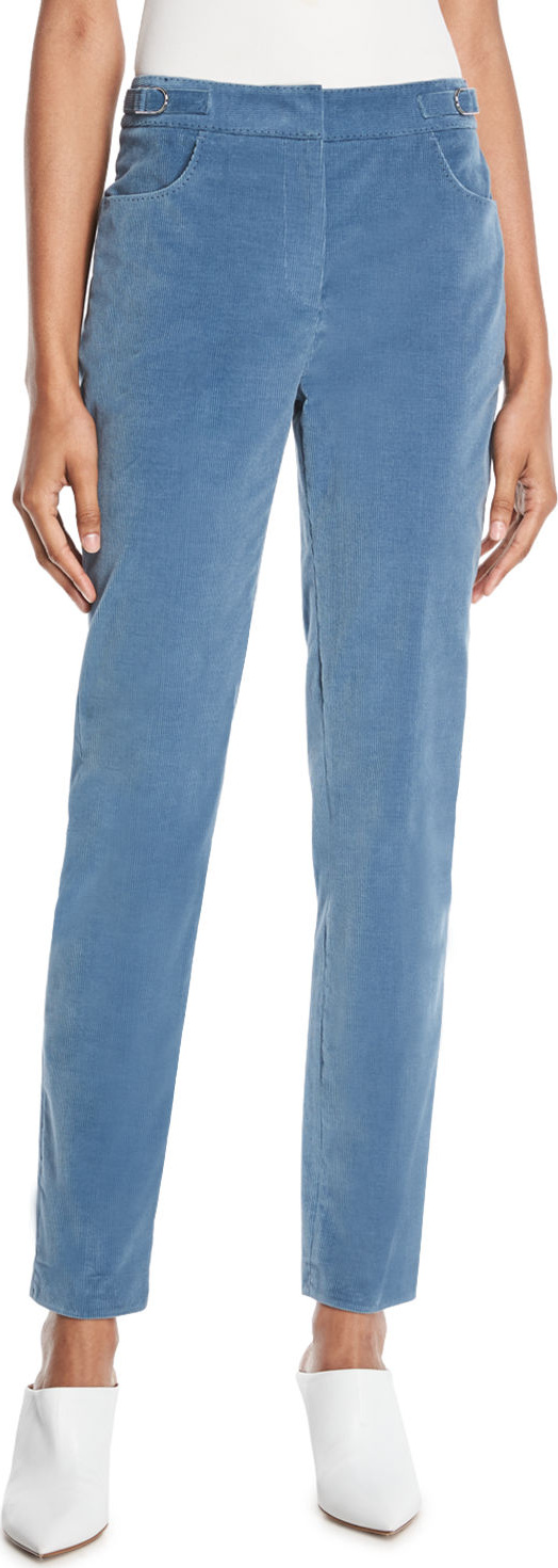 Gabriela Hearst Gustavo Stretch-Corduroy Skinny Pants