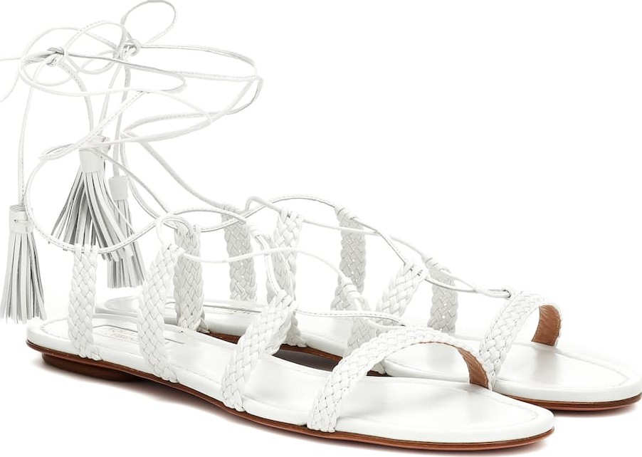 Aquazzura Stromboli leather sandals