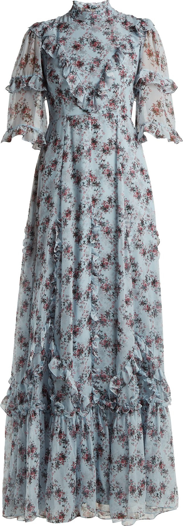 Erdem Isidor Keiko-print silk gown