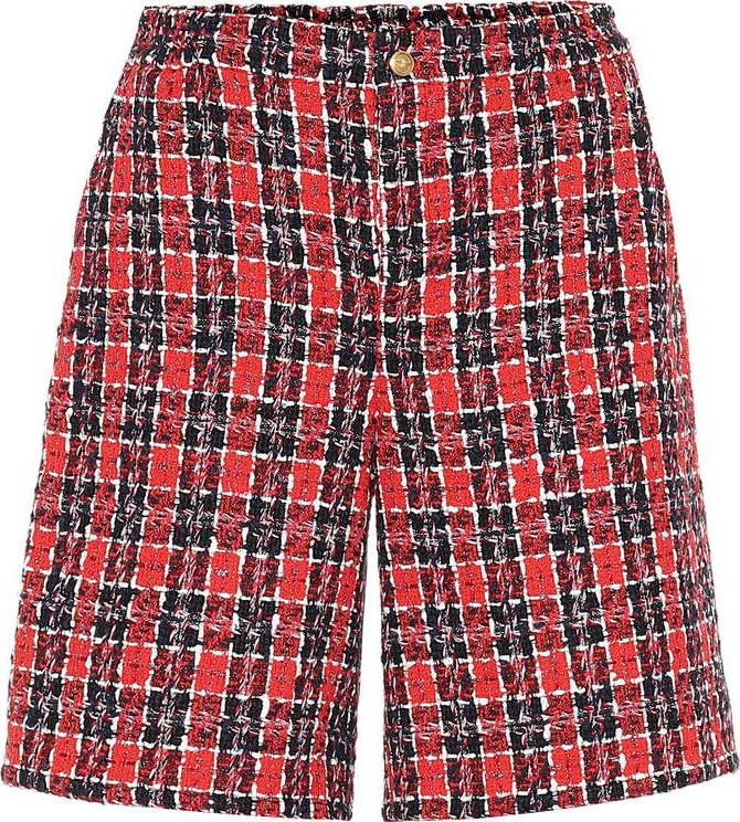 Gucci Checked tweed shorts
