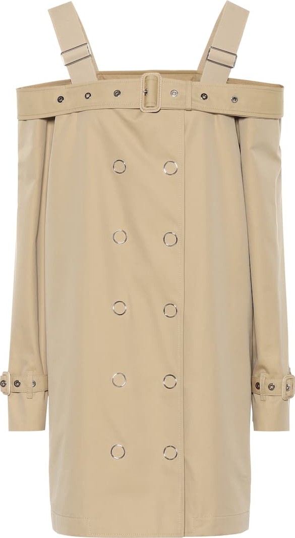 Burberry London England Cotton gabardine minidress