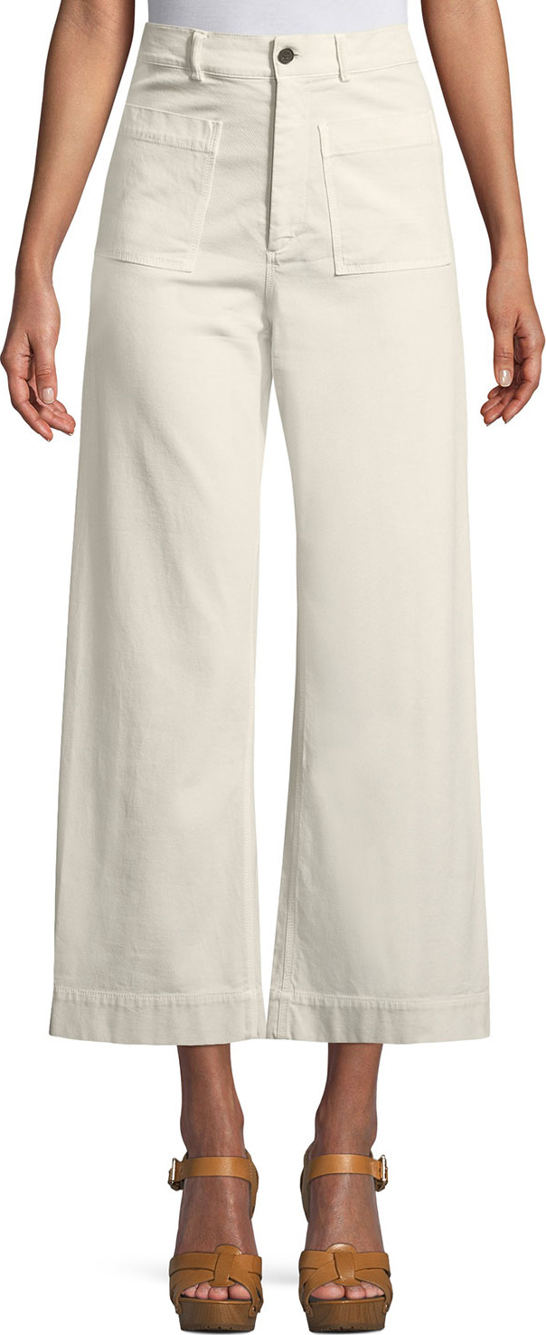 A.L.C. Flynn Wide-Leg Cropped Pants