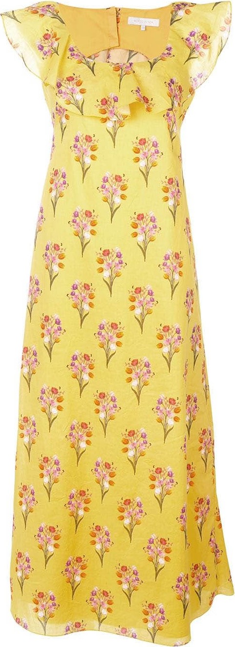 Borgo De Nor Sleeveless floral maxi dress