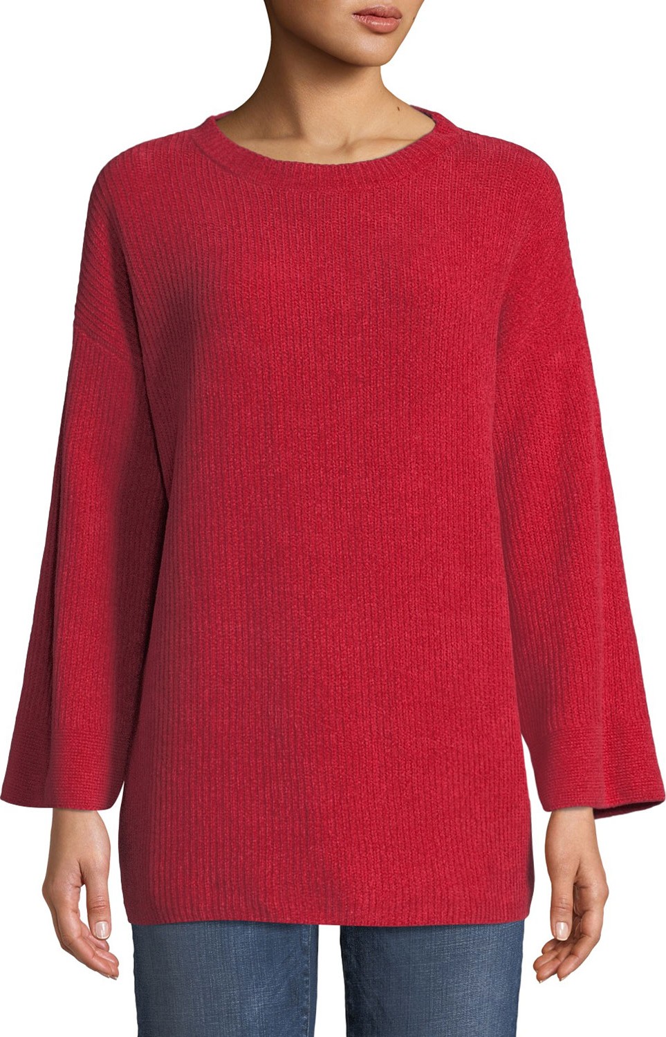 Eileen Fisher Organic Cotton Chenille Tunic Sweater