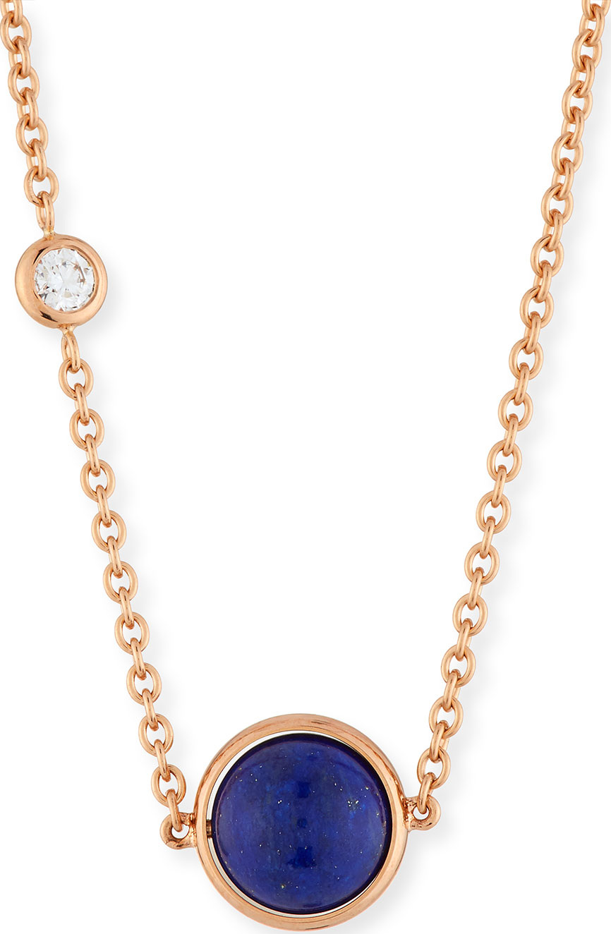 Piaget 18k Possession Lapis Pendant Necklace