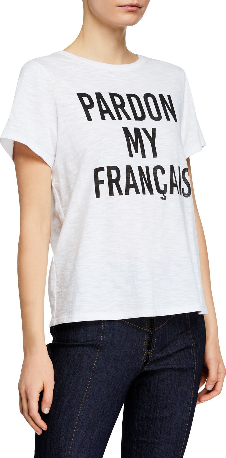 Cinq A Sept Pardon My Francais Tee