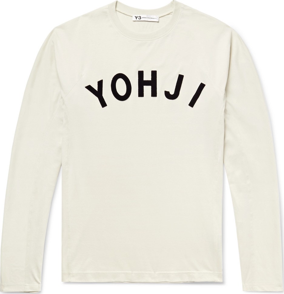 Y-3 Logo-Appliquéd Stretch Cotton-Jersey T-Shirt