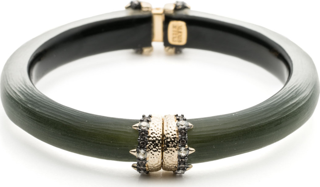 Alexis Bittar Capped Hinge Bracelet, Sage