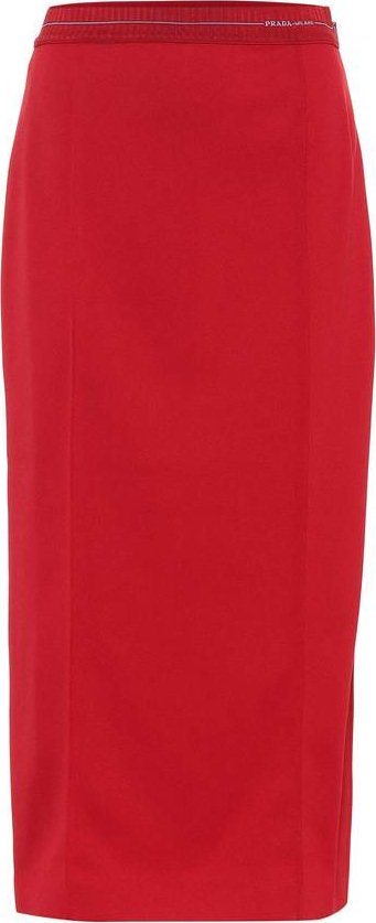 Prada Jersey pencil skirt