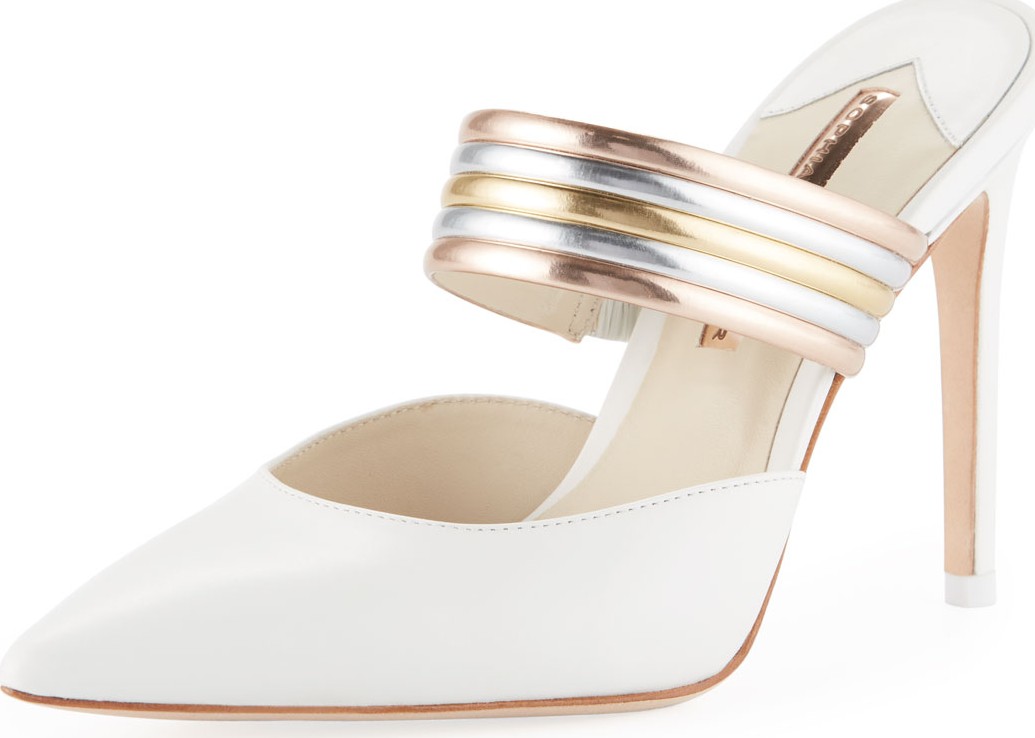 Sophia Webster Joy Mixed Metallic Mules