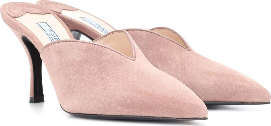 Prada Suede mules