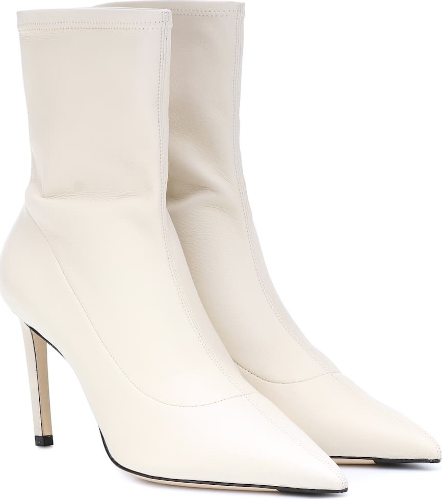 Jimmy Choo Brin 85 leather ankle boots