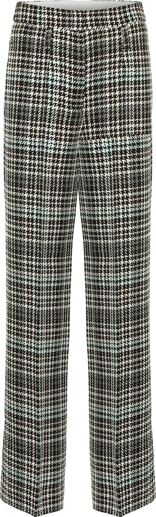 Dorothee Schumacher Charismatic Check wool-blend pants