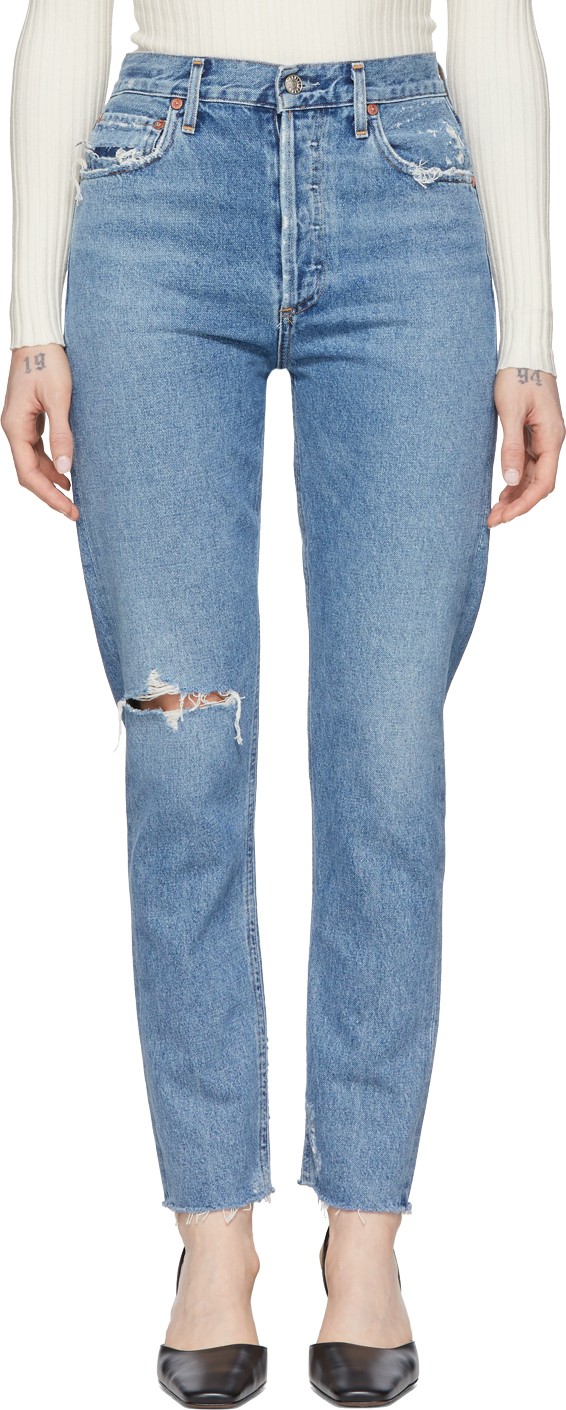 Agolde Blue Jamie Classic Jeans