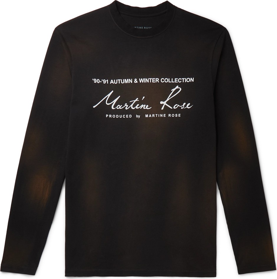 Martine Rose Logo-Print Cotton-Jersey T-Shirt