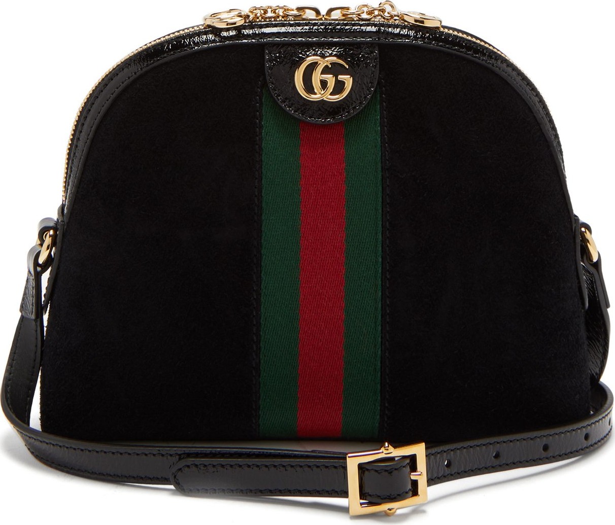 Gucci Ophidia GG suede cross-body bag