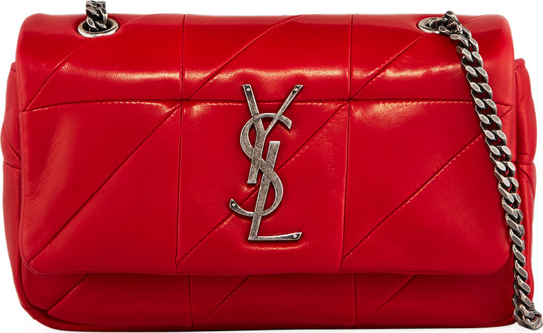 Saint Laurent Jamie Quilted Monogram Small Shoulder Bag