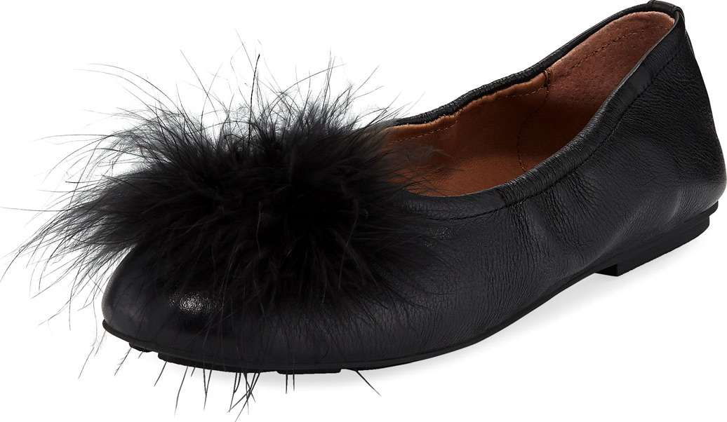 Gentle Souls Portia Feather Ballet Flats Gentle Souls Portia Feather Ballet Flats
