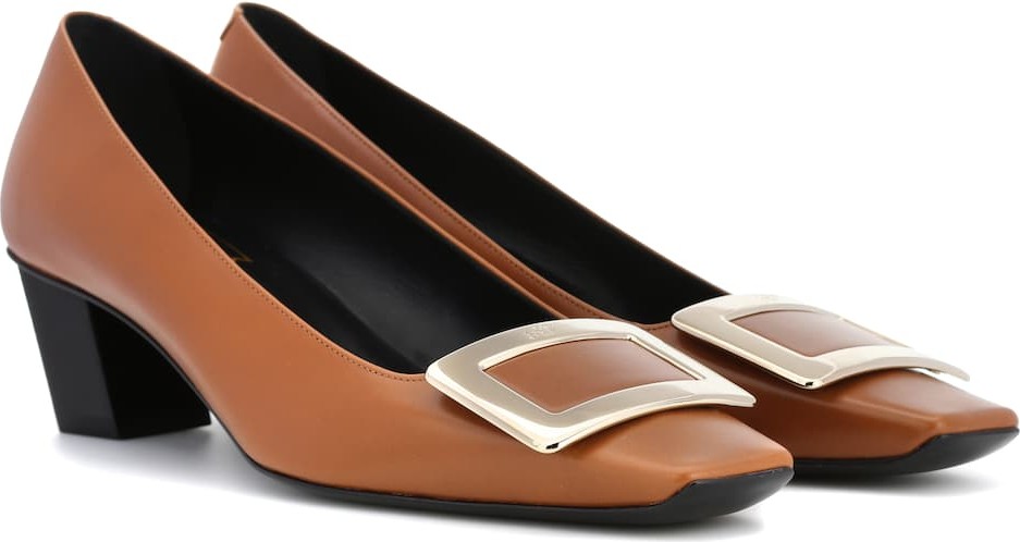 Roger Vivier Belle Vivier leather pumps