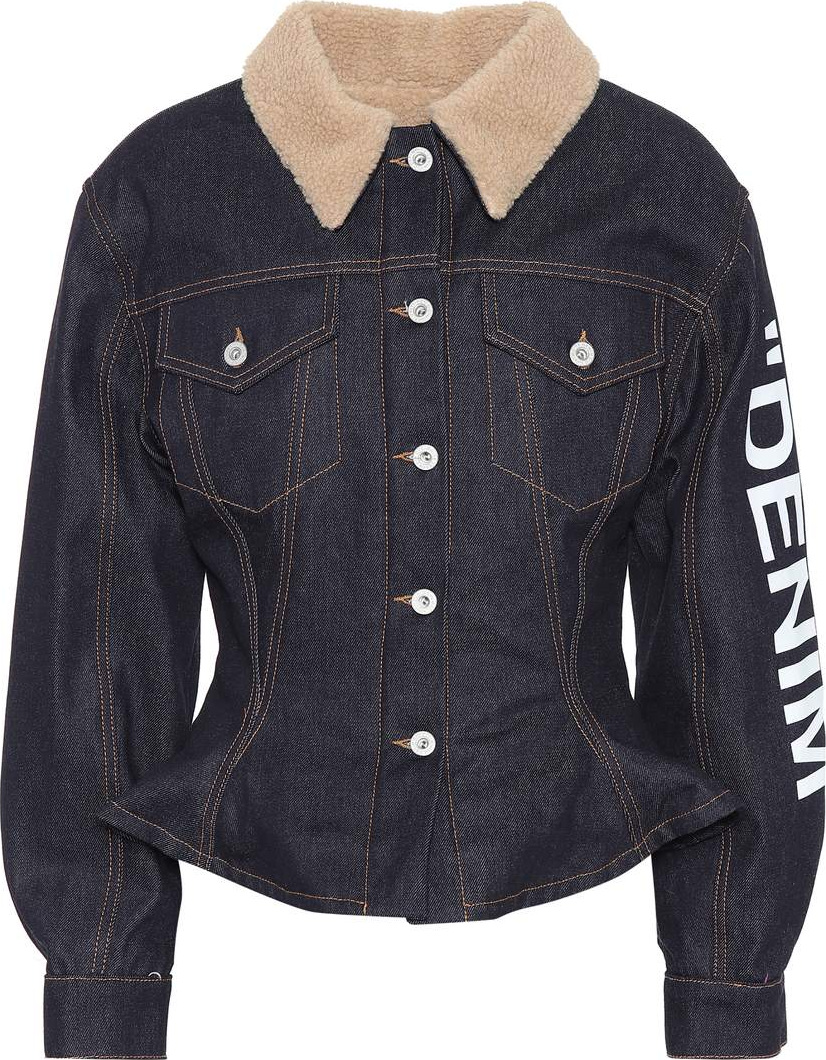 Off White Printed denim jacket