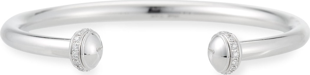 Piaget Possession Open Cuff Bracelet with Diamonds in 18K White Gold