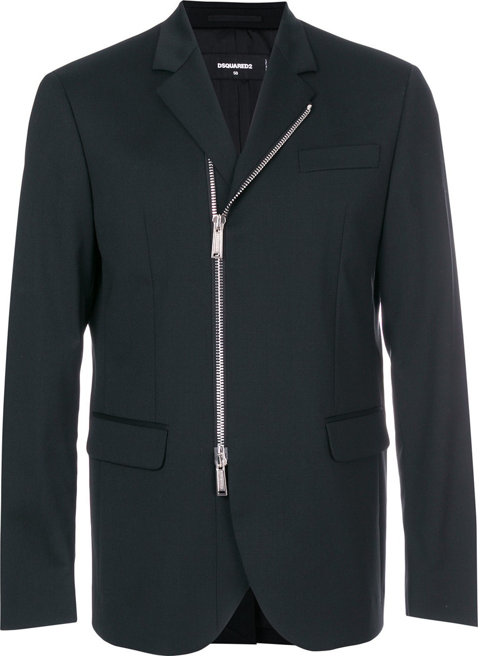 DSQUARED2 slim-fit zipped blazer