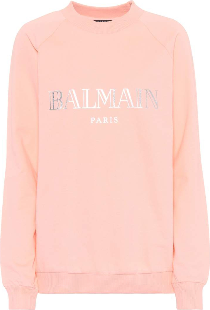 Balmain Printed cotton sweatshirt