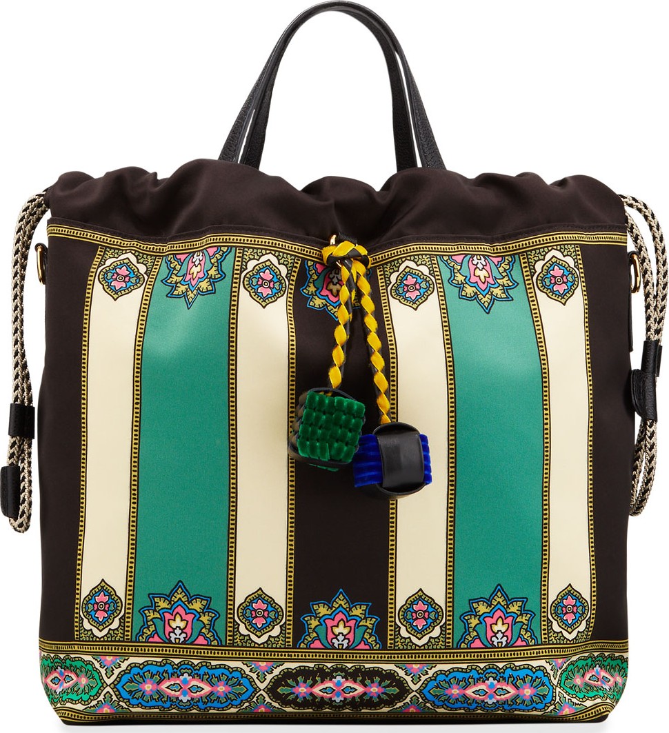 Etro Duchesse Etro Satin Tote Bag