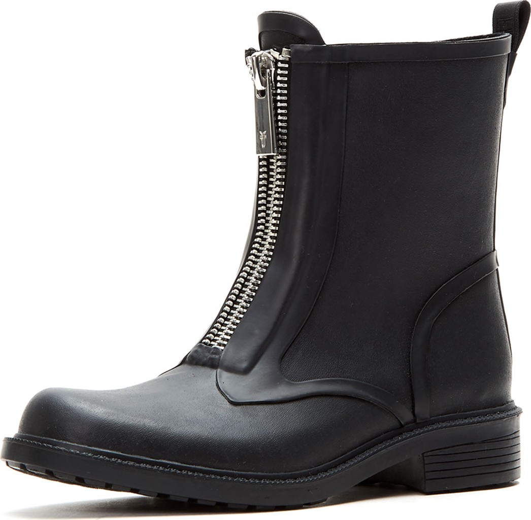 Frye Storm Zip Rubber Rain Boots