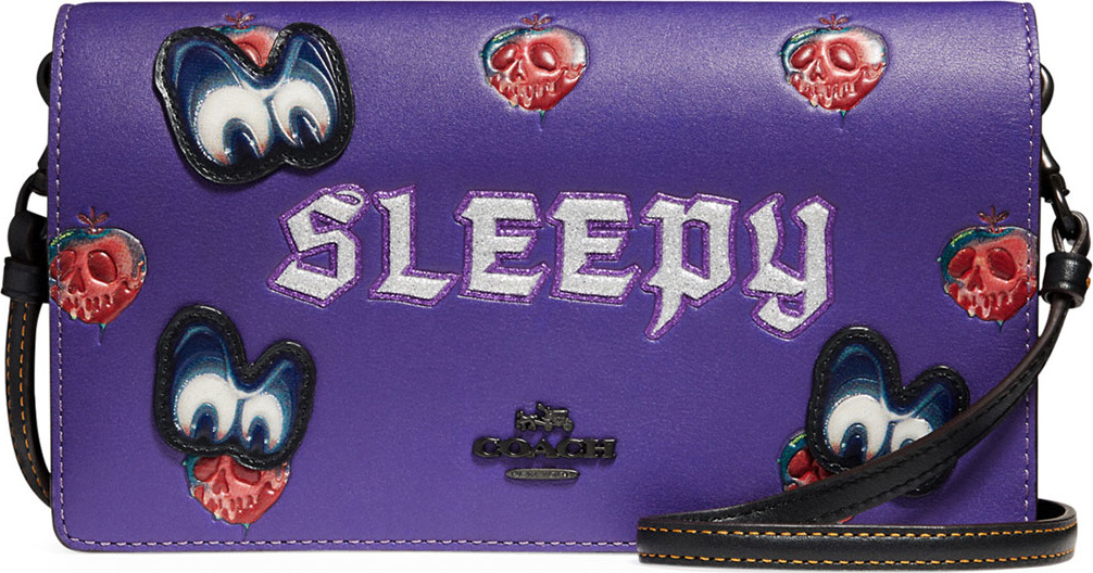 COACH 1941 DISNEY X COACH Sleepy Fold-Over Crossbody Clutch Bag