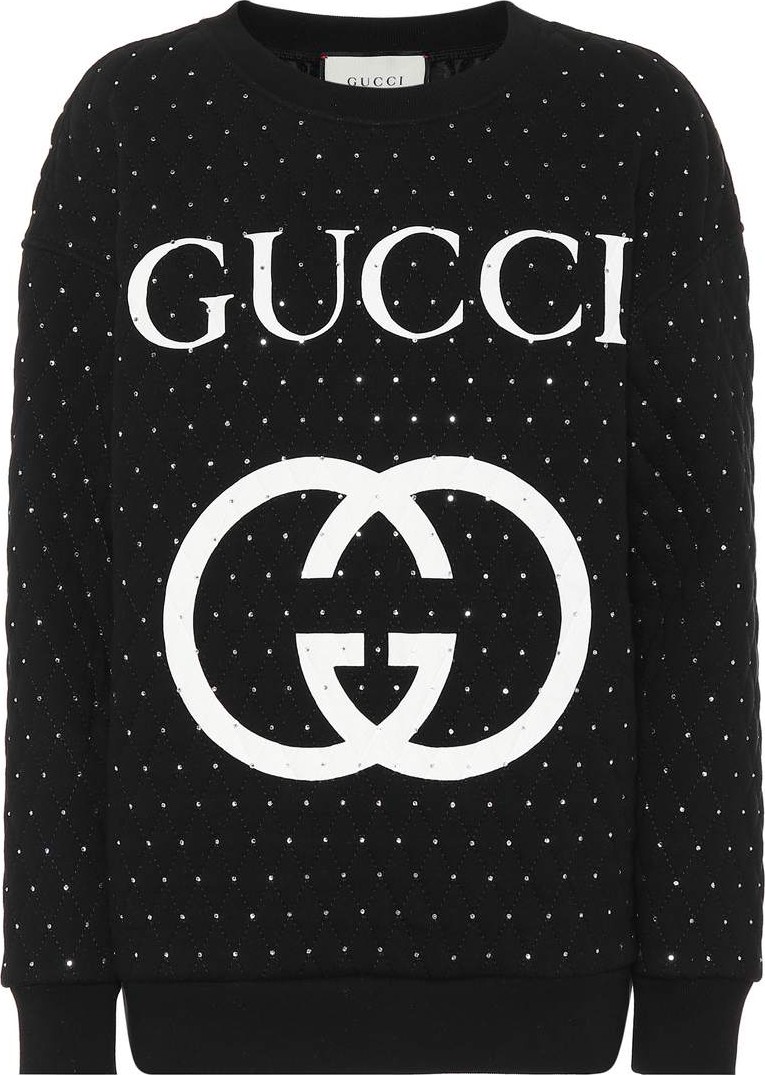 Gucci Embellished cotton sweater