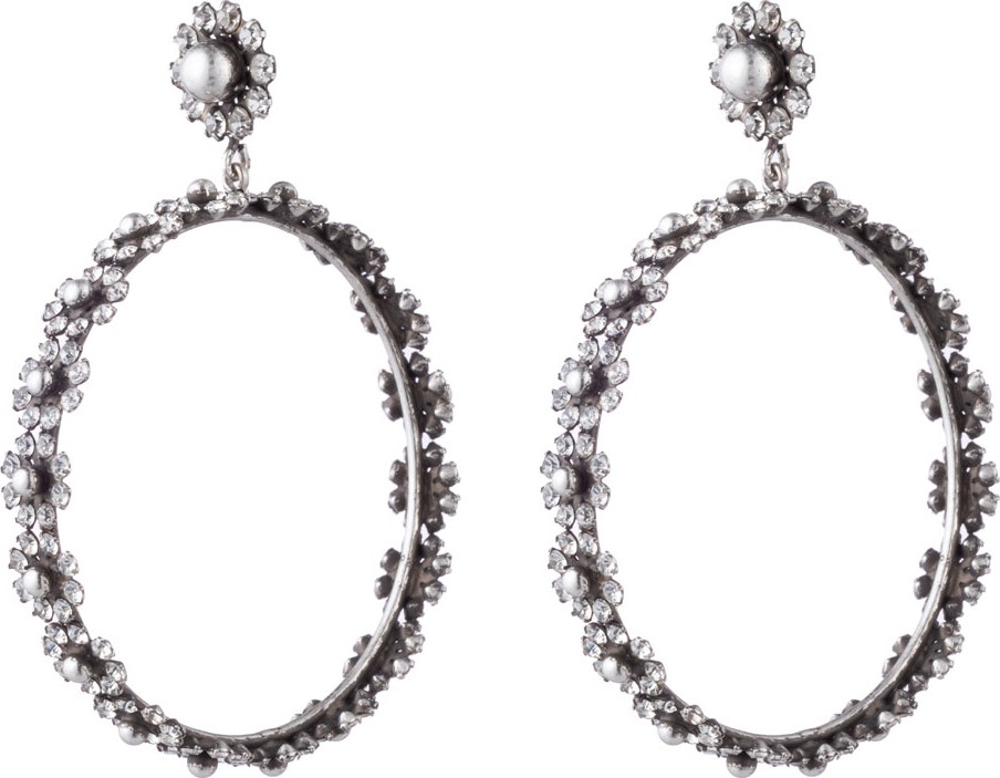 DANNIJO Alix Hoop Drop Earrings