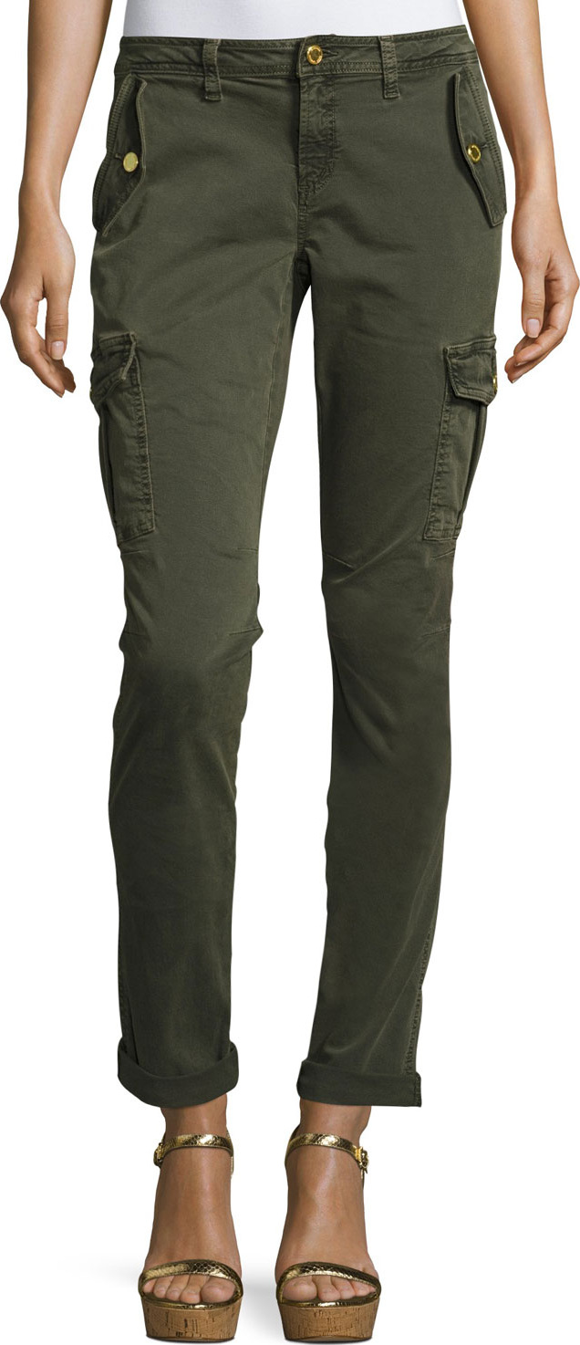 MICHAEL MICHAEL KORS Garment-Dyed Skinny Cargo Jeans