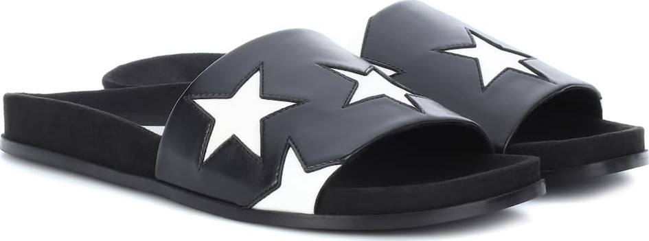 Stella McCartney Faux leather star slides