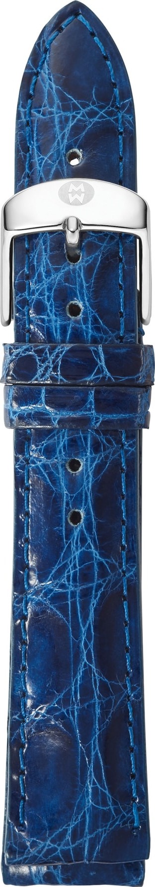 MICHELE Crocodile Leather Watch Strap, 16mm