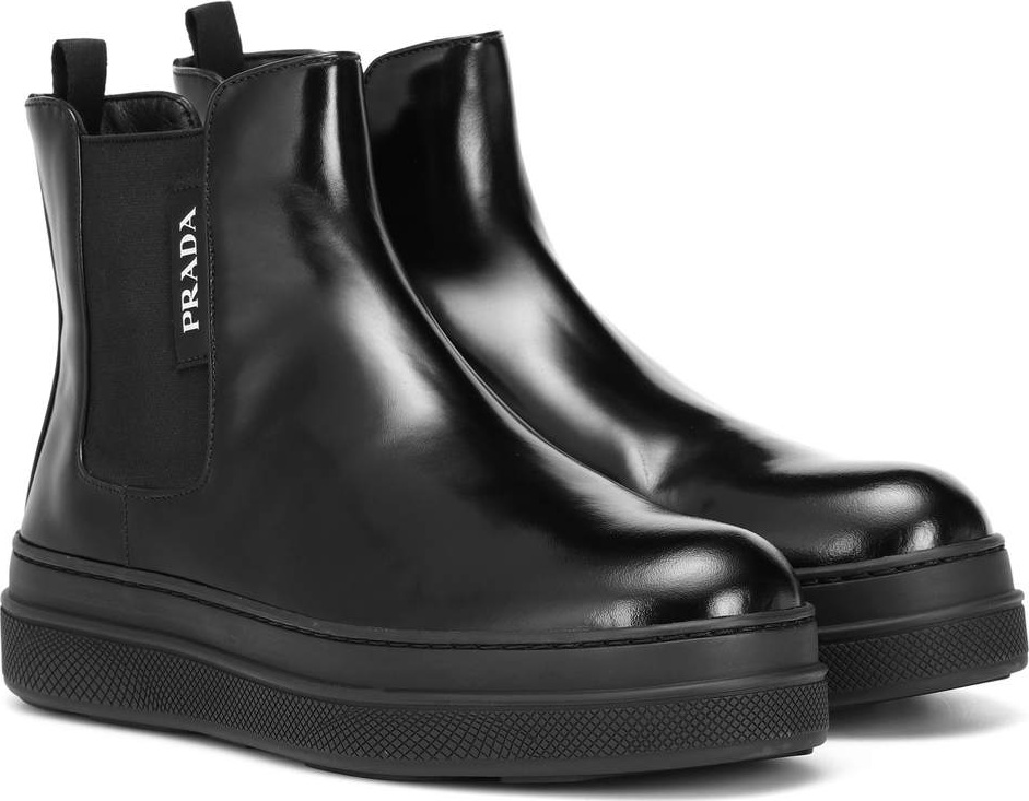 Prada Leather ankle boots