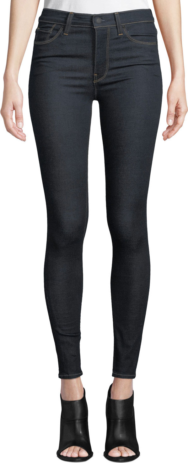 Hudson Barbara High-Waist Super Skinny Ankle Jeans