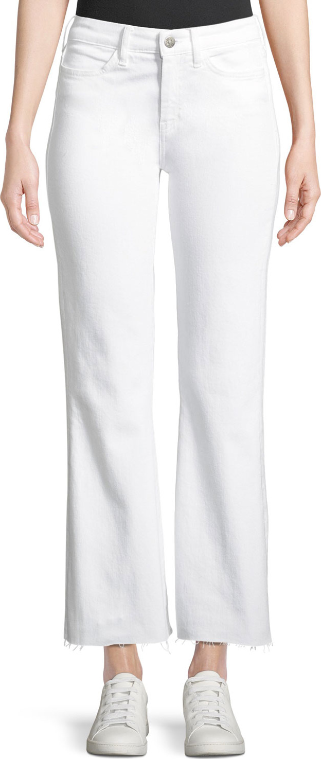M.i.h Jeans Lou Flare-Leg Cropped Jeans