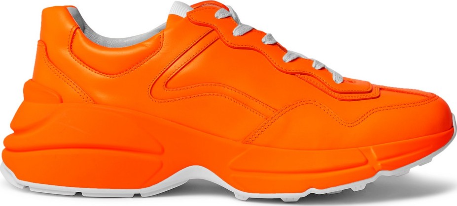 Gucci Rhyton Leather Sneakers