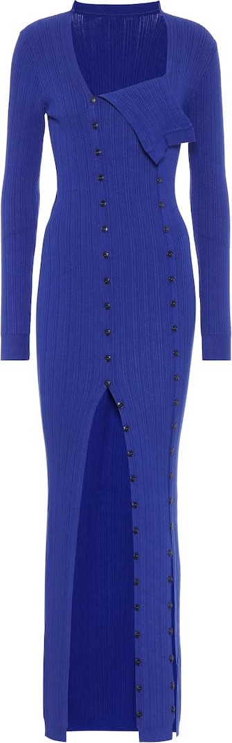 Jacquemus Ribbed-knit maxi dress