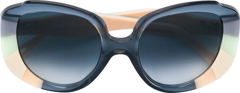 Chloe venus colour block cat eye sunglasses