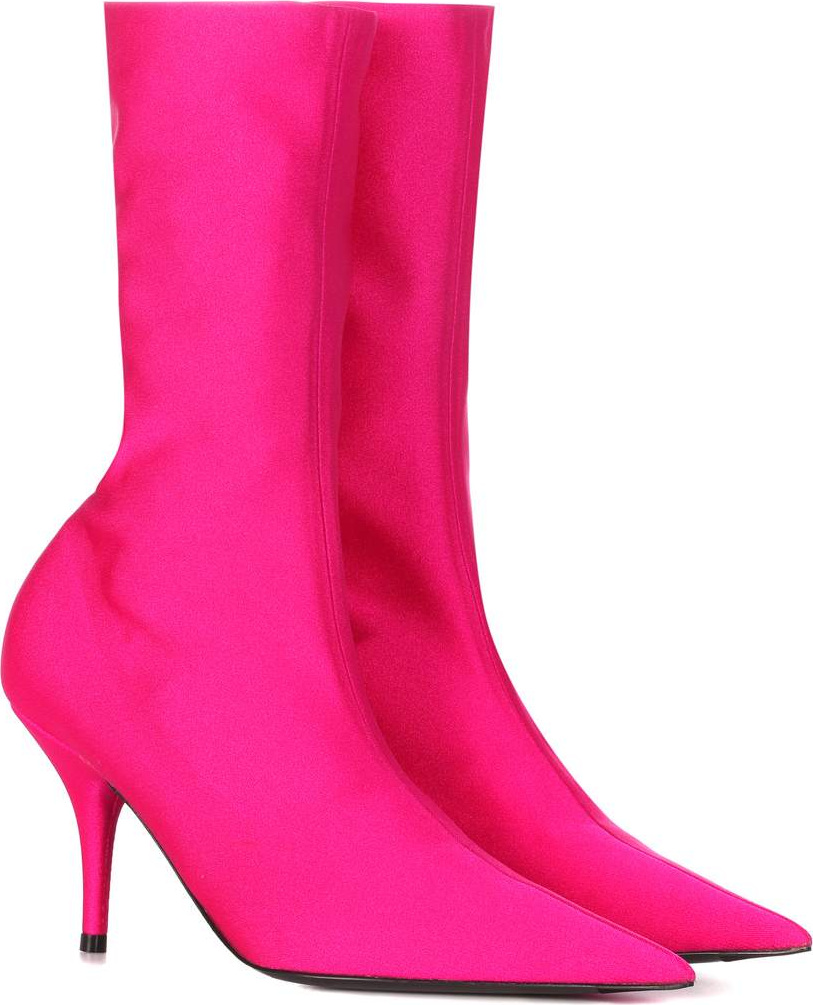 Balenciaga Knife stretch-jersey ankle boots