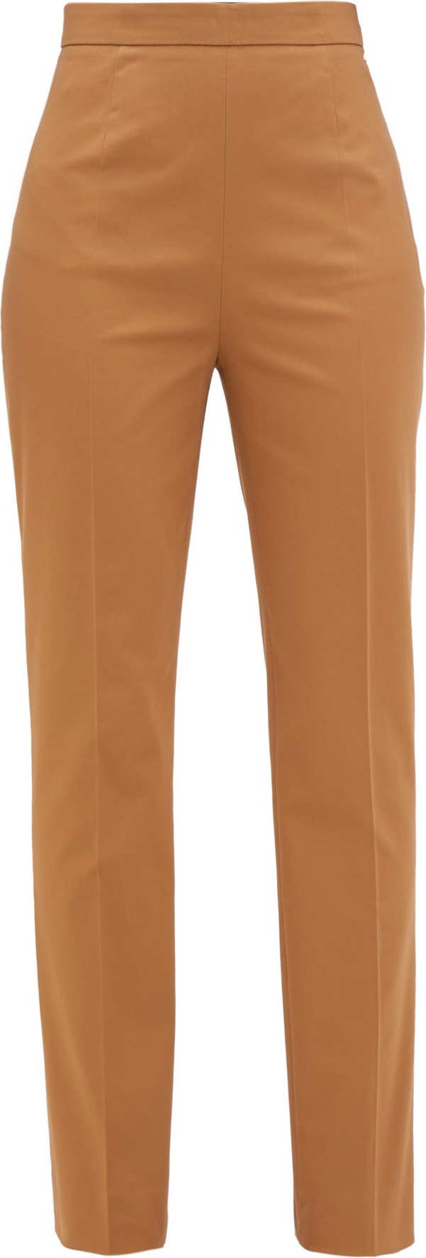 Prada High-rise stretch-cotton gabardine trousers