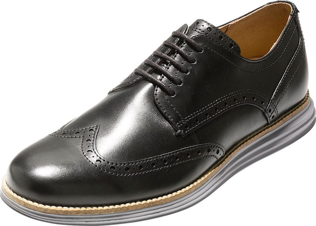 Cole Haan Men's Original Grand Leather Wing-Tip Oxford, Black