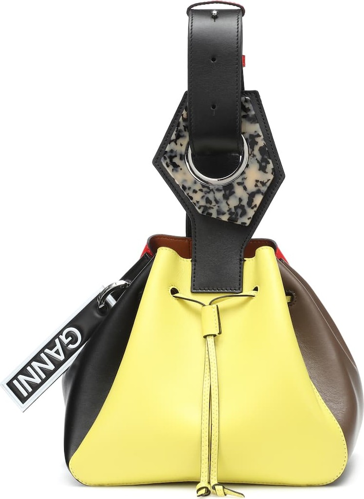 Ganni Leather shoulder bag