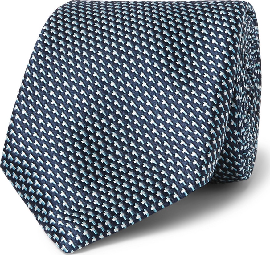 HUGO BOSS 8cm Silk-Jacquard Tie
