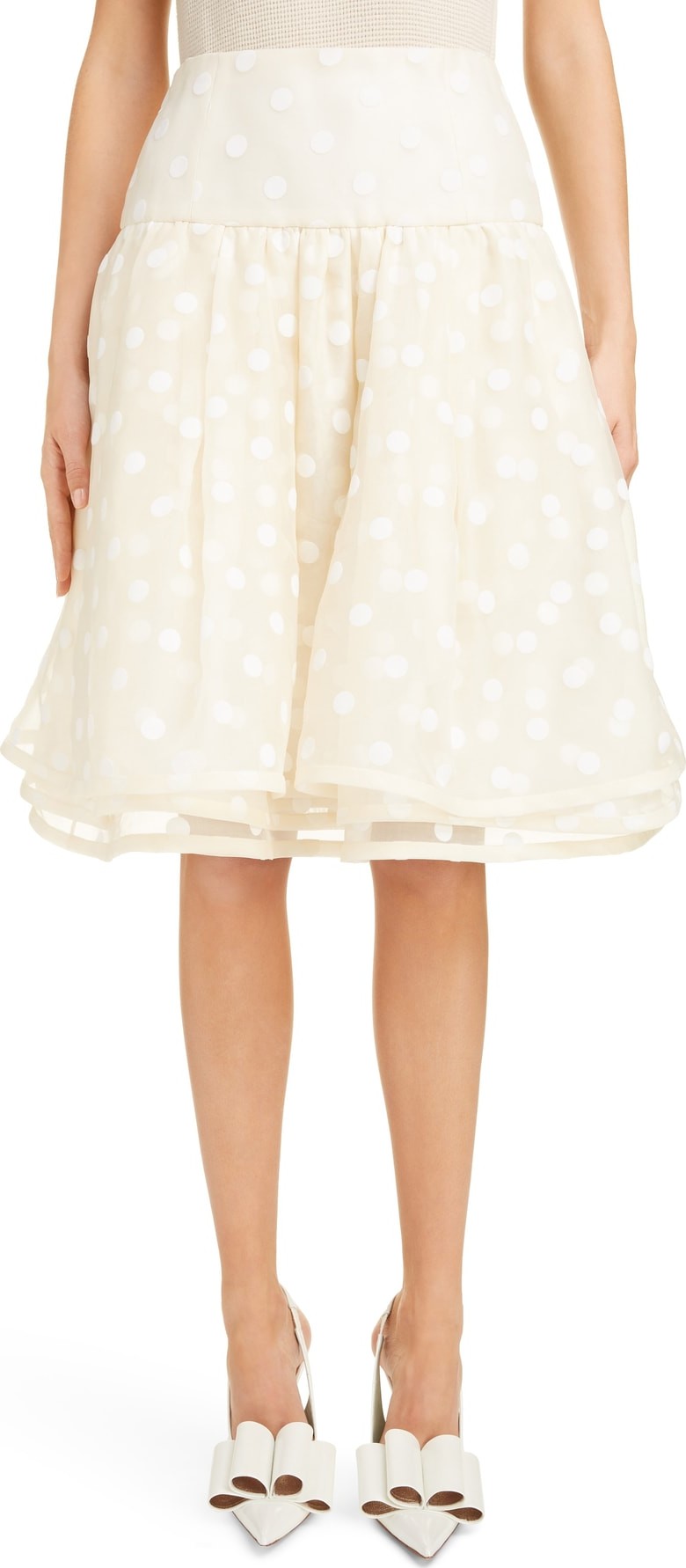 MARC JACOBS Polka Dot A-Line Skirt