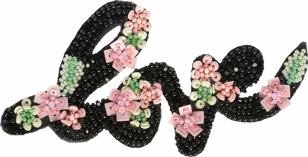 Mignonne Gavigan New York Anor Rosette Beaded Brooch